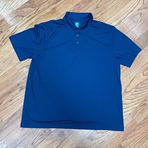 Men’s Navy Pro Tour Polo Shirt Golf Casual Size XXL 2XL
